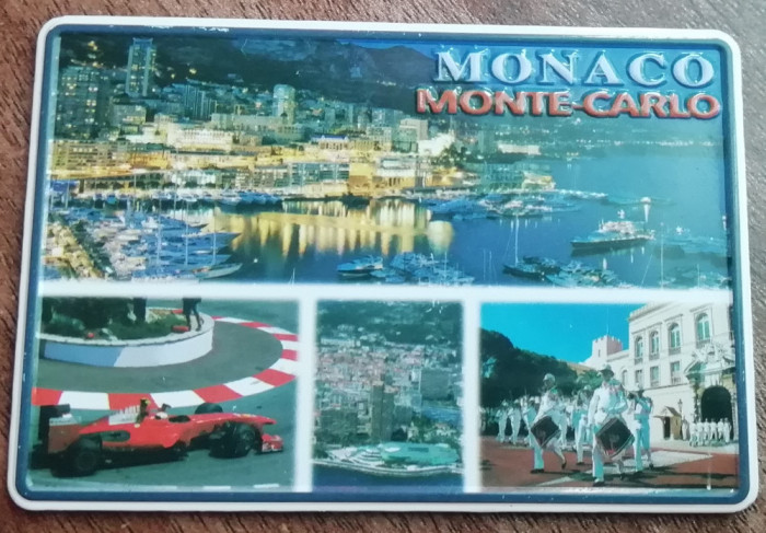 M3 C2 - Magnet de frigider - tematica turism - Monaco 3