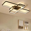 Lustra LED cu Telecomanda Ianusis 96W Dimabila Negru, Alessandro DESIGN