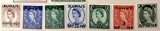 Lot 7 timbre Kuwait 1957&ndash;1961 &ndash; Regina Elisabeta II, supratipar &icirc;n rupii noi (NP) -A85