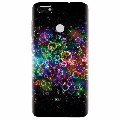 Husa silicon pentru Huawei P9 Lite mini, Rainbow Colored Soap Bubbles foto