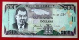 Bancnota Jamaica 100 Dolari 2009 UNC, NeCirculata. Banknote Jamaica, Colectie Numismatica