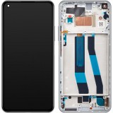 Cumpara ieftin Display cu Touchscreen Xiaomi 11 Lite 5G NE, cu Rama, Alb (Snowflake White), Service Pack 5600040K9D00