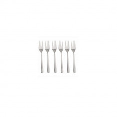 Set 6 furculite din inox, pentru desert, Kinghoff