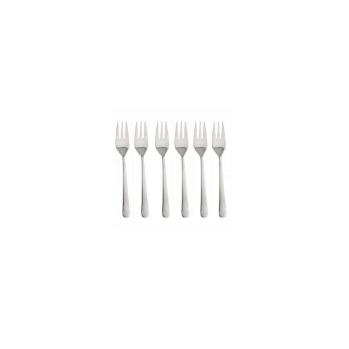 Set 6 furculite din inox, pentru desert, Kinghoff