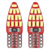 Bec de pozitie tip LED Canbus, T10 W2.1x9.5 W5W, 12V 2.5W, 24 SMD 3014 , culoare alb , AMIO, set 2 buc