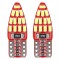 Bec de pozitie tip LED Canbus, T10 W2.1x9.5 W5W, 12V 2.5W, 24 SMD 3014 , culoare alb , AMIO, set 2 buc
