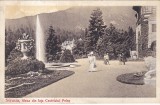 Sinaia, Aleea din fata Castelului Peles (circulata 1914)