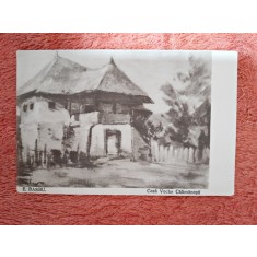 Carte postala, Casa Veche Calimanesti/E, Barbu, perioada interbelica