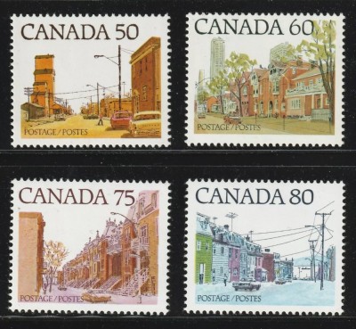 Canada 1977/1982 - Uzuale, străzi, serie neuzata foto