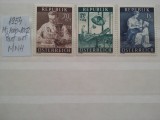 1954- Austria-Mi1000-1002-MNH
