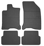 Covorase Auto Cauciuc Renault Laguna II (2001-2007) Negre, Set 4 Bucati, Protectie Interior, Durabile