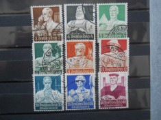 1934 SERIE GERMANIA REICH STAMPILATA COTA 168$ foto