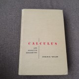 Calculus with analytic geometry Angus E. Taylor Pretince-Hall