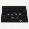 Tava Catifea Bijuterii 30 Spatii, Organizator Inele, Cercei, Pandantive 35x24cm Time Veranda