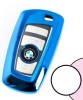 Husa Cheie Smartkey BMW 3/4 Butoane Albastra TPU+PC BMW Seria F AutoProtect KeyCars, Oem