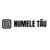 Sticker Auto Instagram Personalizat cu Numele Tau Model 9 , Promoveaza-ti Contul in Stil Unic