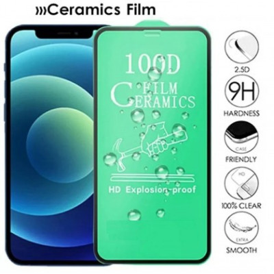 Folie Protectie ecran antisoc, Full Glue , Samsung N985 Galaxy Note 20 Ultra , Ceramica 10D , Full Face , Transparent Blister foto