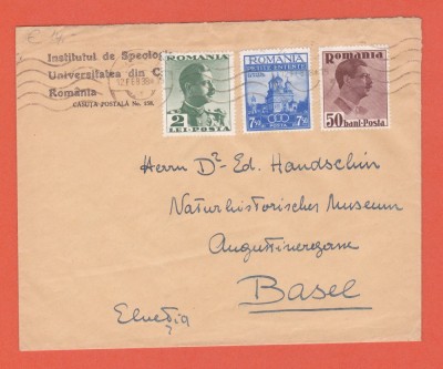 PLIC - ROMANIA - ELVETIA 1938 foto
