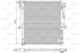 VALEO 701585 Radiator, racire motor