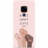 Husa silicon pentru Huawei Mate 20, Girls Supportgirls