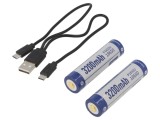 Acumul: Li-Ion 18650,MR18650 3,6V 3200mAh &Oslash;18,6x70,3mm 8A