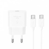 Incarcator Retea Cu Cablu USB-C XO Design L167, 25W, 3A, 1 x USB-C, Alb