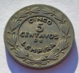 515. Moneda Honduras 5 centavos 1931