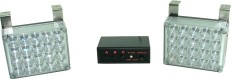 Stroboscop cu lumina rosie, 40 LED-uri, 12V - 118095
