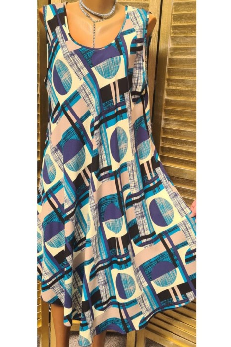 Rochie Vascoza fără m&acirc;neci cod 0014Marimea
