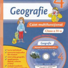 Geografie - Clasa 4 - Caiet multifunctional + CD - Marius-Cristian Neacsu, Veronica Reh