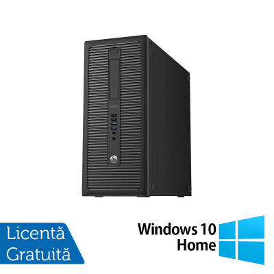 PC Refurbished HP ProDesk 600 G1 Tower, Intel Core i7-4770 3.40GHz, 8GB DDR3, 500GB HDD, DVD-RW + Windows 10 Home NewTechnology Media foto