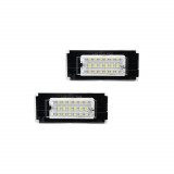 Cumpara ieftin Set 2 lampi numar LED Canbus alb-rece Mini Cooper R56 R57 R58 R59