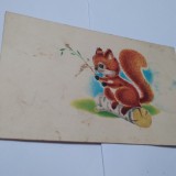 CARTE POSTALA FELICITARE PASTI CIRCULATA