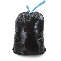 Saci Menajeri MONTELI, Cu fir, 20 Buc/Set, 60x75 cm, Culoare Negru, Rola Saci Menajeri, Role Saci Menaj, Saci Menajeri in Rola, Rola Saci de Gunoi, Sa foto