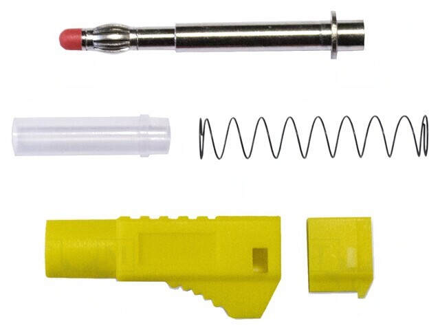 Mufă Banană 4mm 45A Galbenă Poliamidă