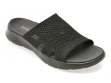 Cumpara ieftin Papuci SKECHERS negri, GO WALK FLEX SANDAL, din material textil