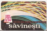 bnk cld Calendar de buzunar 1965 - Uzina de fibre sintetice Savinesti