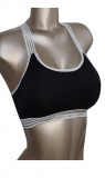 Bustiera sport negru, L, M, S