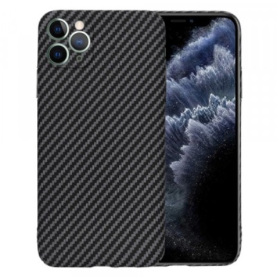Husa pentru Apple iPhone 11 Pro Max, Techsuit, Carbonite FiberShell, Neagra foto