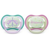 Philips Avent Ultra Air Night SCF376/19 0-6 m suzetă 2 buc