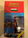 UNGARIA - Harta rutiera scara 1:550000