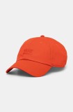 Vans șapcă de baseball din bumbac culoarea portocaliu, neted, VN000HEAD401