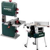 Metabo HC 260 C - 2.2 WNB + BAS 261 PRECISION - Masina de rindeluit si degrosat 2200 W 260 mm + Fierastrau cu banda 400 W 1712 mm