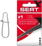 Agrafa Sert Americana Dubla, Nr.1, 18kg, 10buc/plic