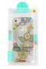 Husa silicon slim argintie glitter (flori stilizate) pentru Apple iPhone 7, 8, SE2 2020, SE3 2022, iPhone 7/8