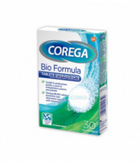 Tablete de curatare pentru proteza dentara Corega Bio Formula, 30 buc - CC00004 foto