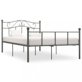 Cumpara ieftin Cadru de pat, gri, 160 x 200 cm, metal