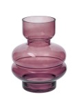 Cumpara ieftin Vaza flori sticla violet 16 x 19 cm