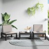 VidaXL Set mobilier de grădină cu perne, 3 piese, antracit, PP 3203731