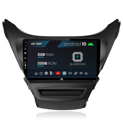 Navigatie Hyundai Elantra (2012-2014), Android 10, P-Quadcore 2GB RAM + 32GB ROM, 9Inch - AD-BGP9002+AD-BGRKIT177 foto